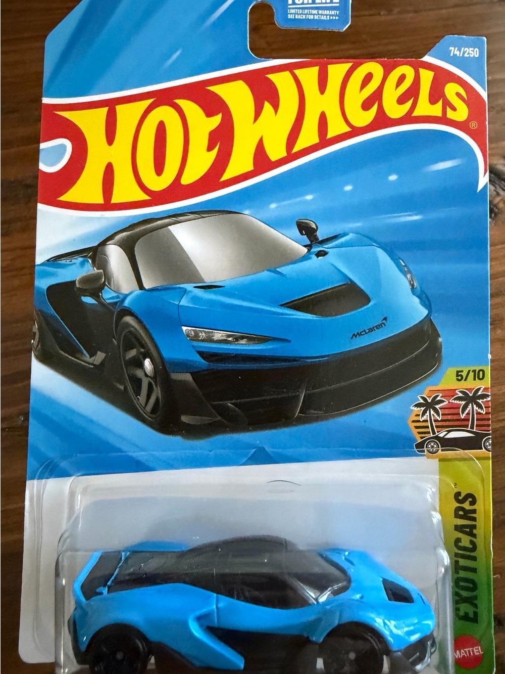Hot Wheels McLaren W1 Diecast Toy Car - Blue